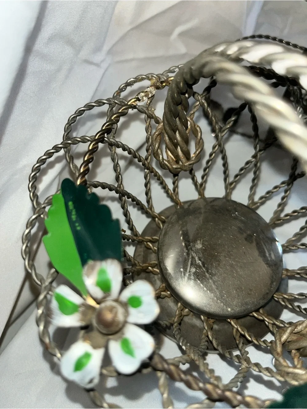 Vintage ornate metal